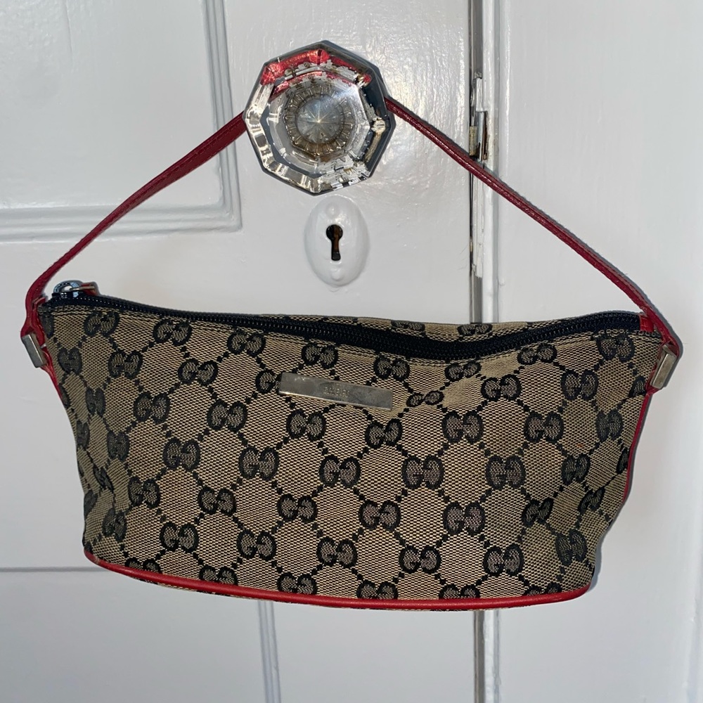 Vintage Gucci Canvas Boat
